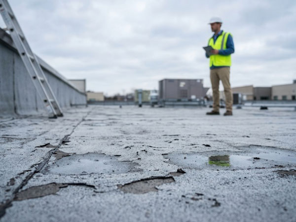 Commercial-Roof-Inspections-Minot-ND-North-Dakota-2 | Hi-Line Commercial Roofing damaged roof - Commercial Roof Inspections Minot, ND